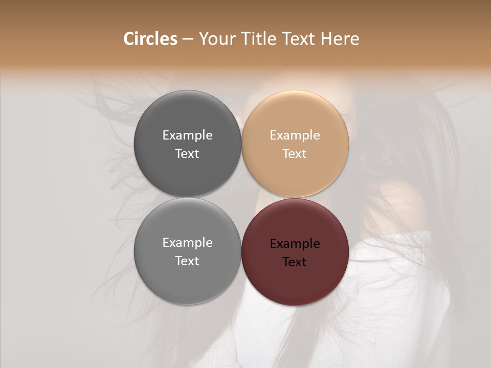 Skincare Model Smile PowerPoint Template