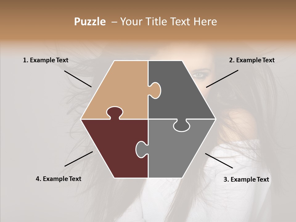 Skincare Model Smile PowerPoint Template