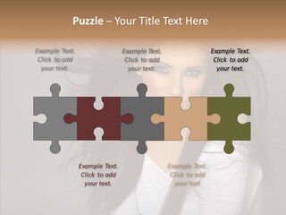 Skincare Model Smile PowerPoint Template