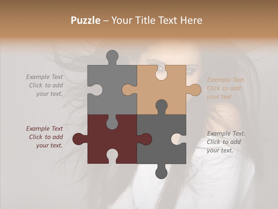 Skincare Model Smile PowerPoint Template