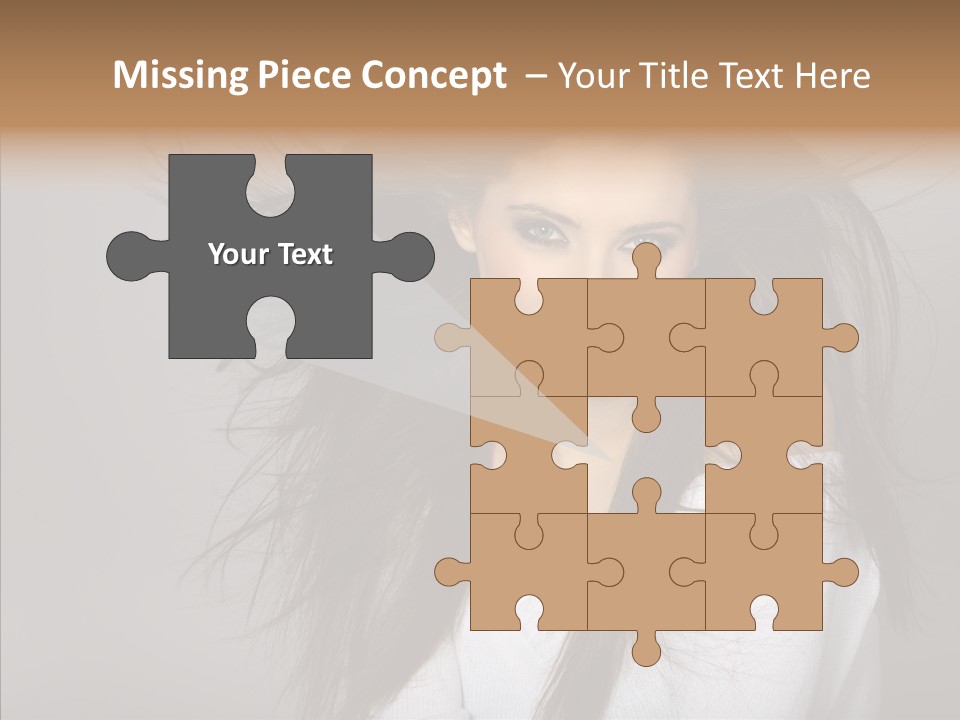 Skincare Model Smile PowerPoint Template