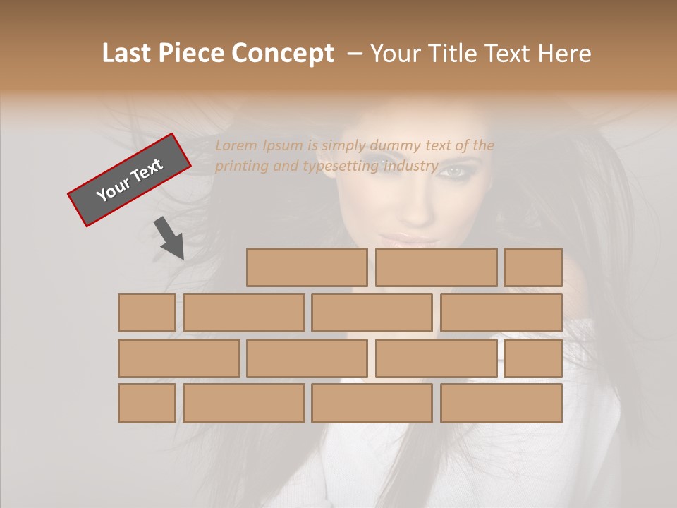 Skincare Model Smile PowerPoint Template