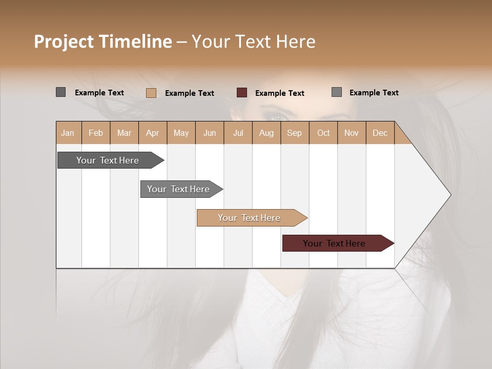 Skincare Model Smile PowerPoint Template