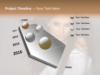 Skincare Model Smile PowerPoint Template