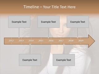 Skincare Model Smile PowerPoint Template