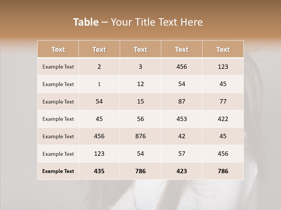 Skincare Model Smile PowerPoint Template