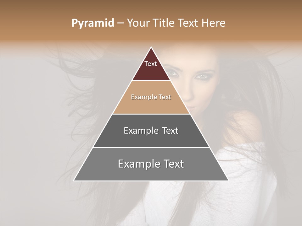 Skincare Model Smile PowerPoint Template