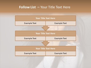 Skincare Model Smile PowerPoint Template