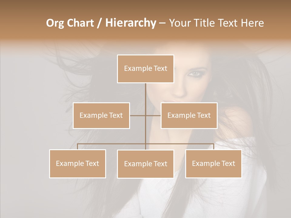 Skincare Model Smile PowerPoint Template