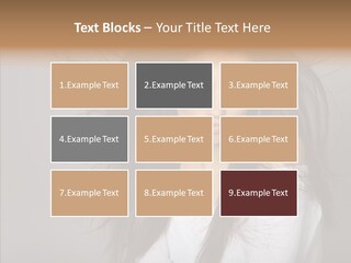 Skincare Model Smile PowerPoint Template