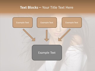 Skincare Model Smile PowerPoint Template