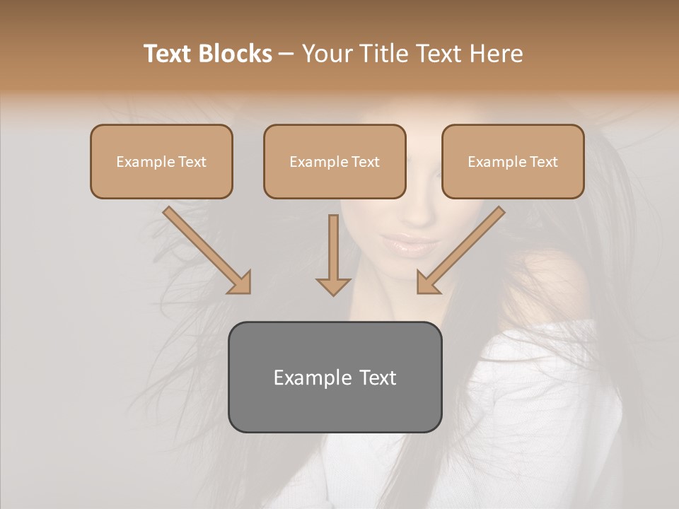Skincare Model Smile PowerPoint Template