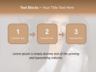 Skincare Model Smile PowerPoint Template