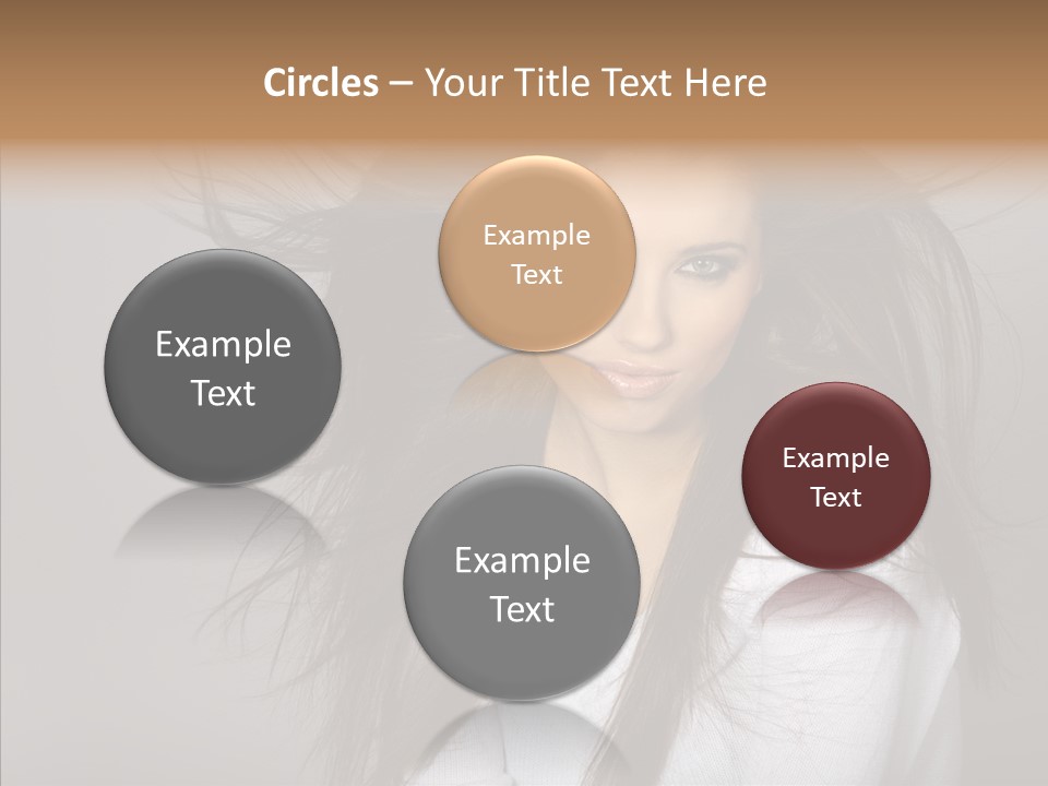 Skincare Model Smile PowerPoint Template