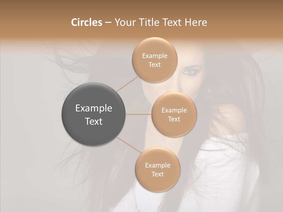 Skincare Model Smile PowerPoint Template