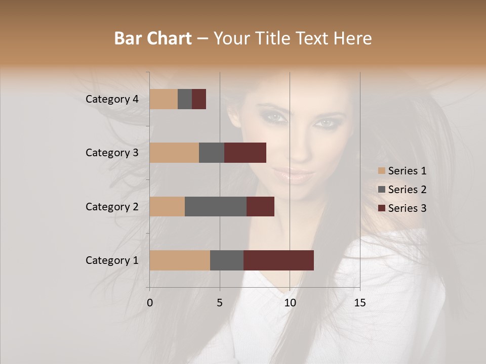 Skincare Model Smile PowerPoint Template