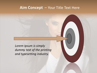 Skincare Model Smile PowerPoint Template