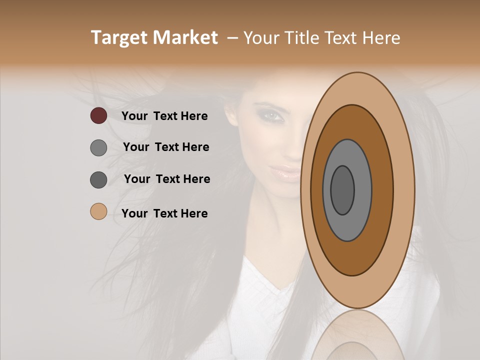 Skincare Model Smile PowerPoint Template