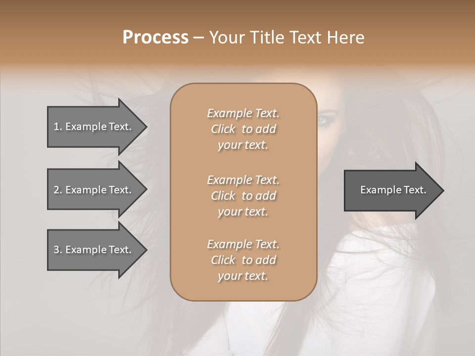 Skincare Model Smile PowerPoint Template