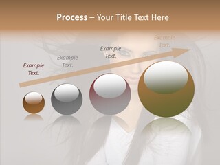 Skincare Model Smile PowerPoint Template