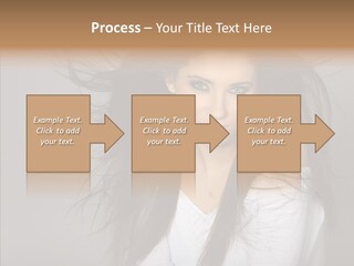 Skincare Model Smile PowerPoint Template