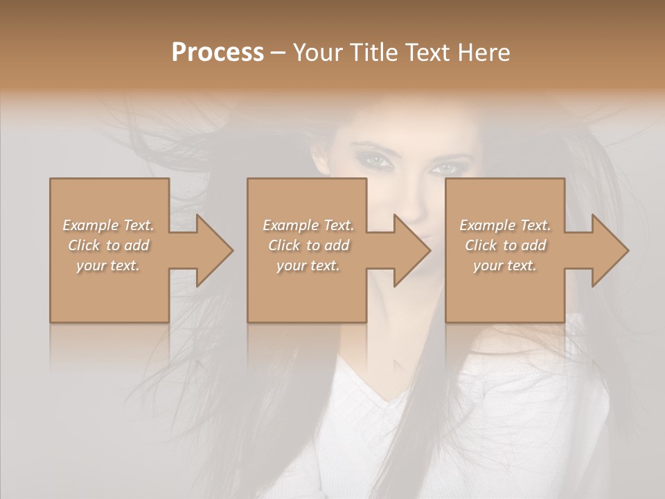 Skincare Model Smile PowerPoint Template