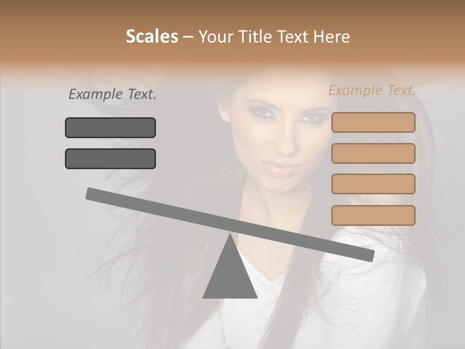 Skincare Model Smile PowerPoint Template