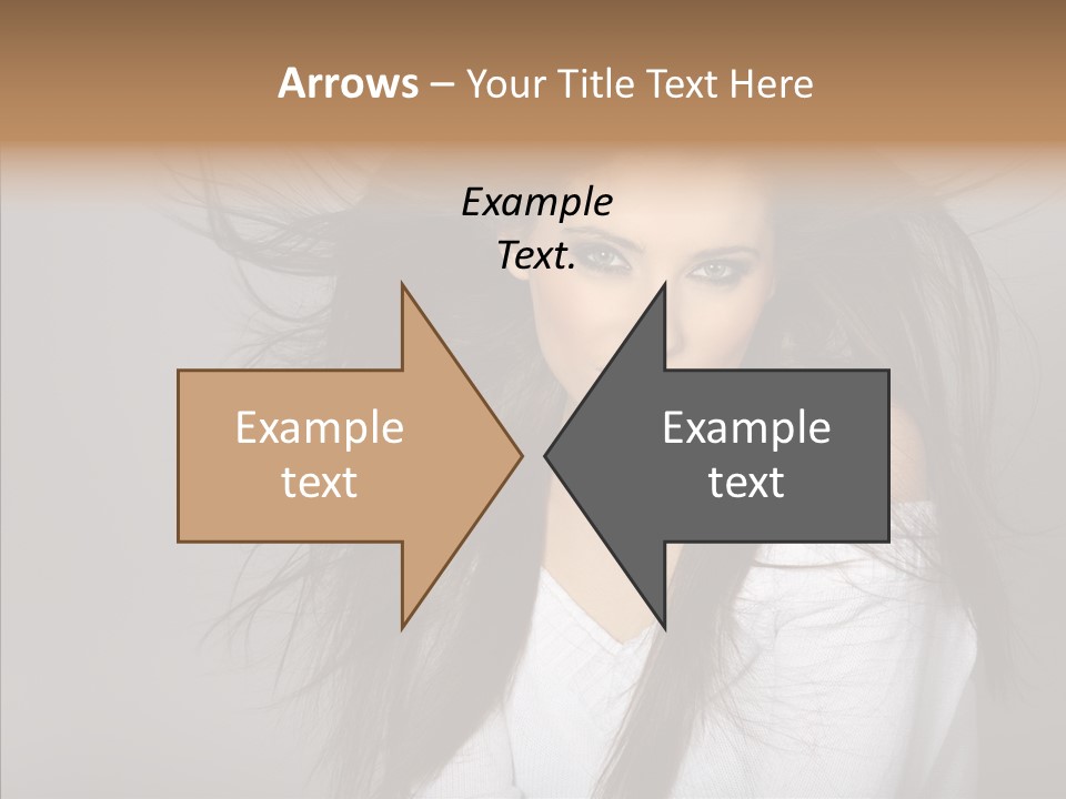 Skincare Model Smile PowerPoint Template