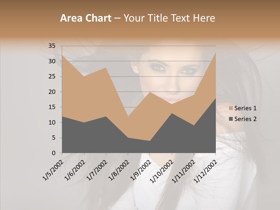Skincare Model Smile PowerPoint Template
