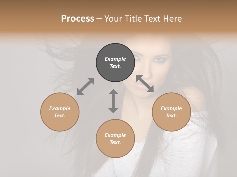 Skincare Model Smile PowerPoint Template