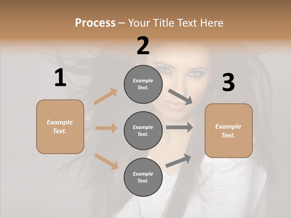 Skincare Model Smile PowerPoint Template