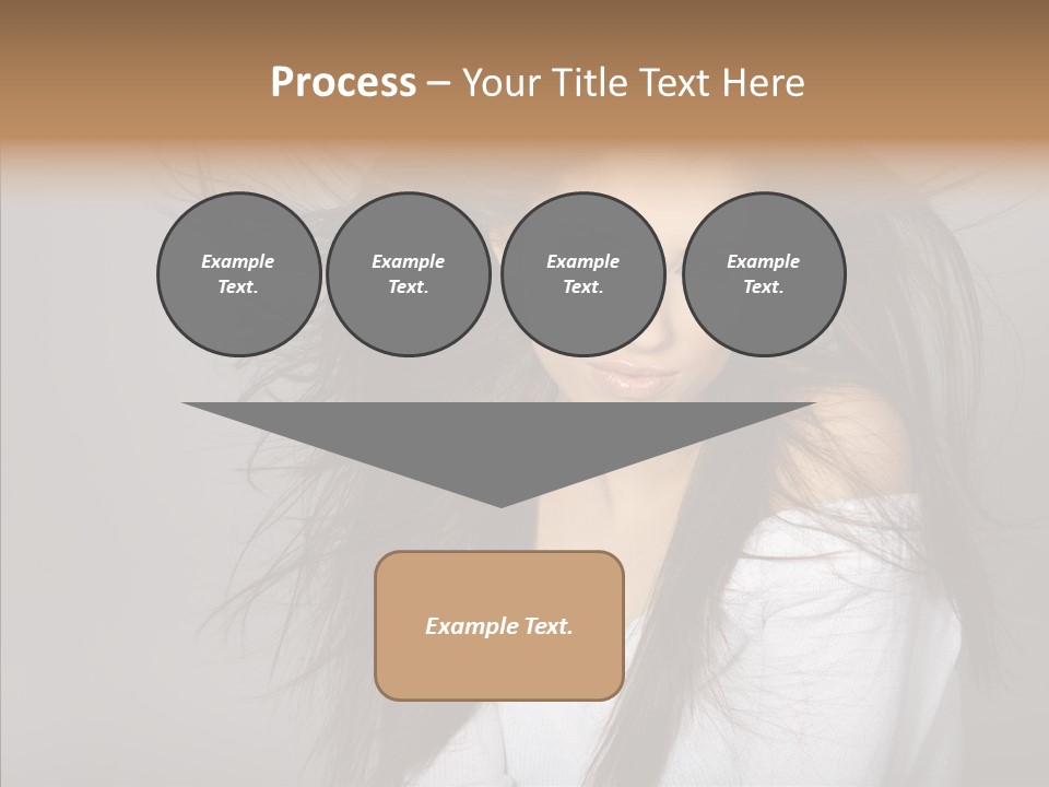 Skincare Model Smile PowerPoint Template