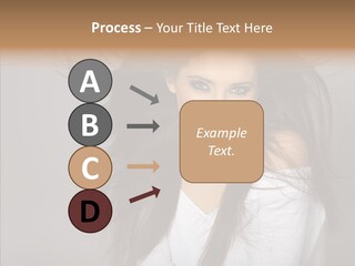 Skincare Model Smile PowerPoint Template