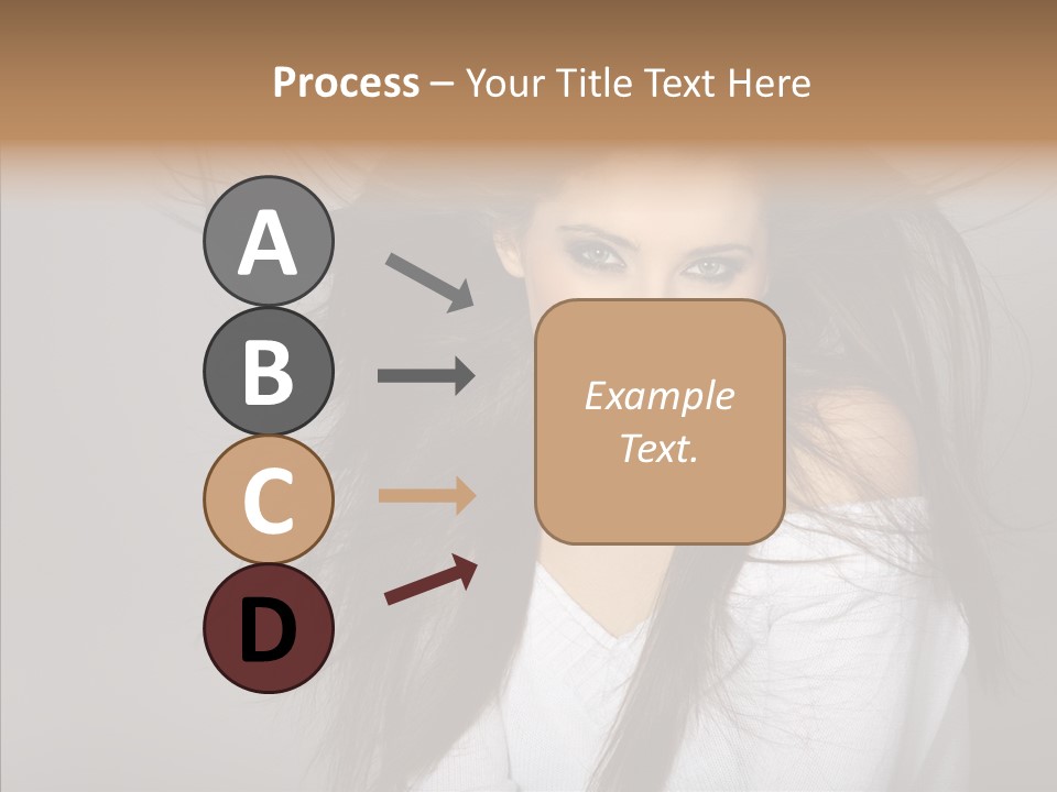 Skincare Model Smile PowerPoint Template