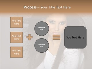 Skincare Model Smile PowerPoint Template