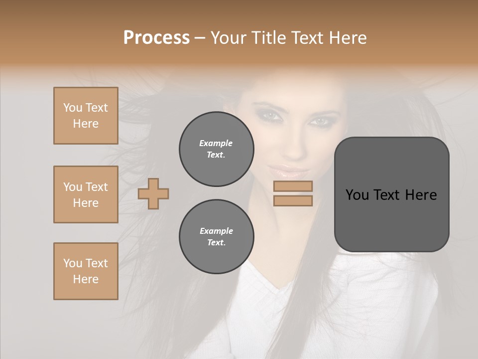 Skincare Model Smile PowerPoint Template