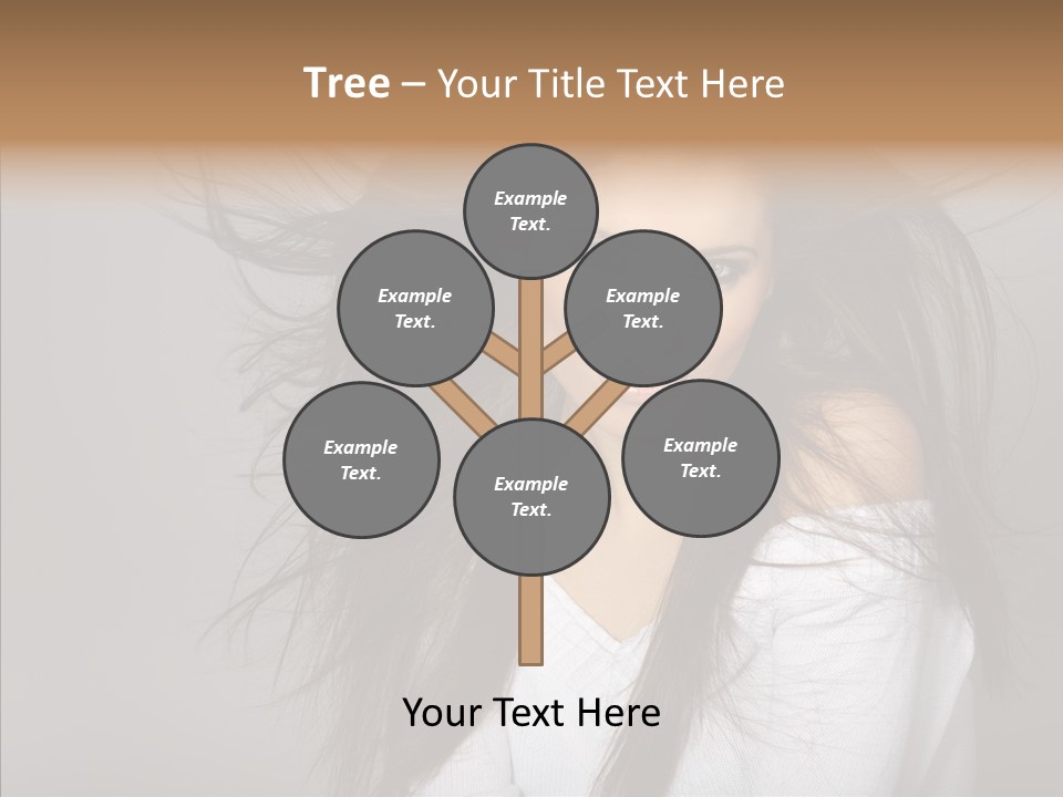 Skincare Model Smile PowerPoint Template