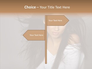 Skincare Model Smile PowerPoint Template