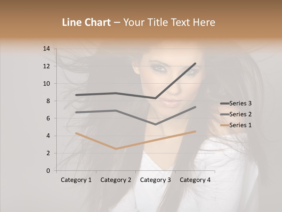Skincare Model Smile PowerPoint Template