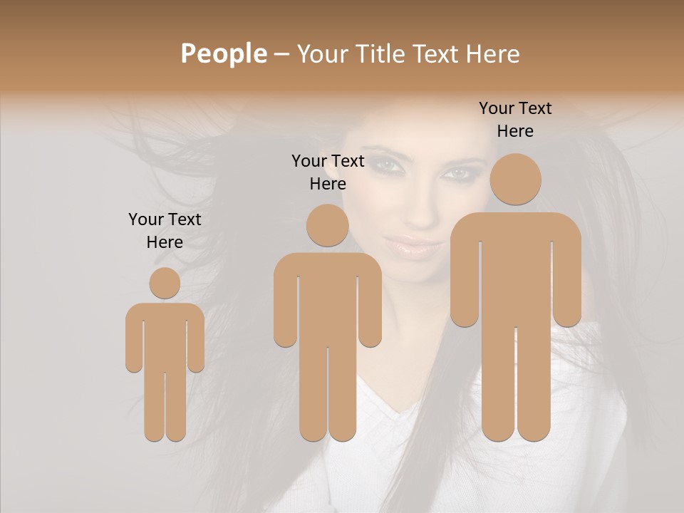 Skincare Model Smile PowerPoint Template