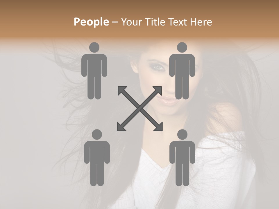 Skincare Model Smile PowerPoint Template