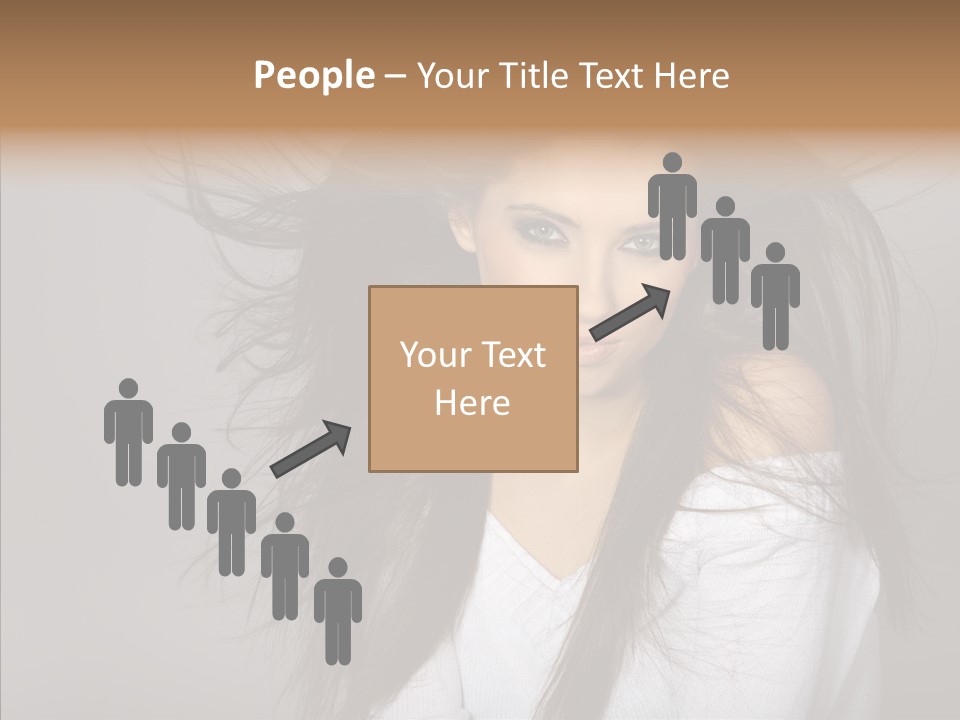 Skincare Model Smile PowerPoint Template