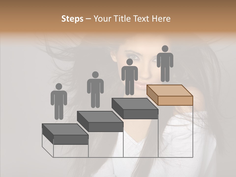 Skincare Model Smile PowerPoint Template