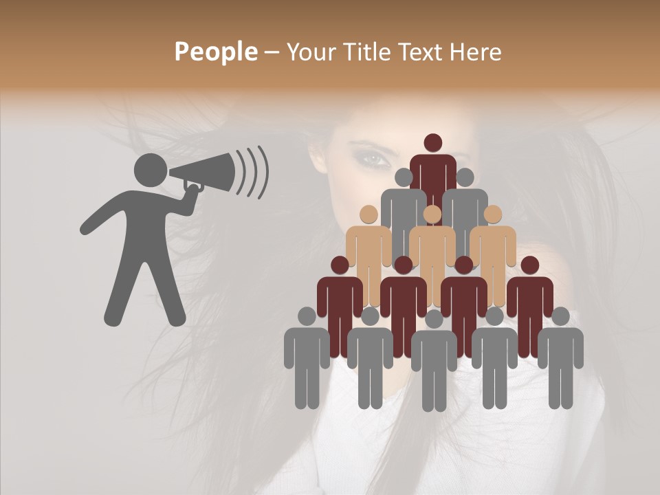 Skincare Model Smile PowerPoint Template