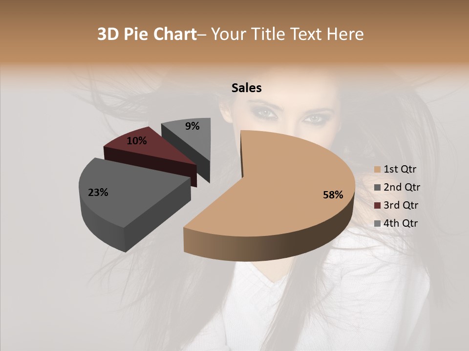 Skincare Model Smile PowerPoint Template