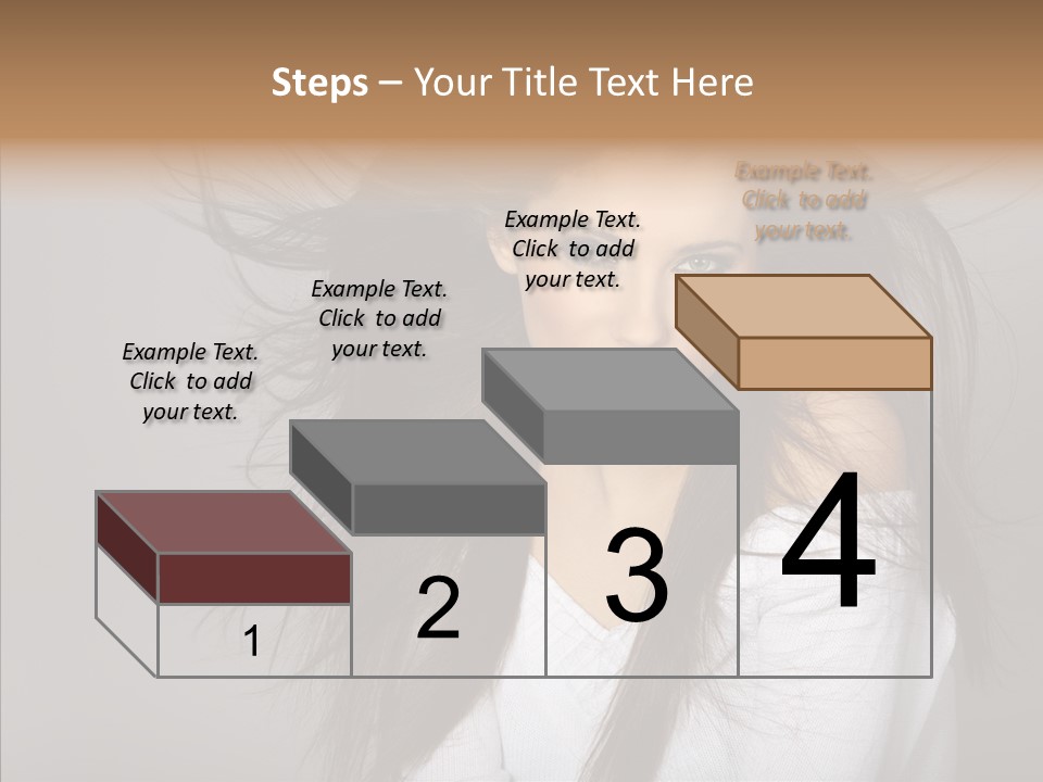 Skincare Model Smile PowerPoint Template