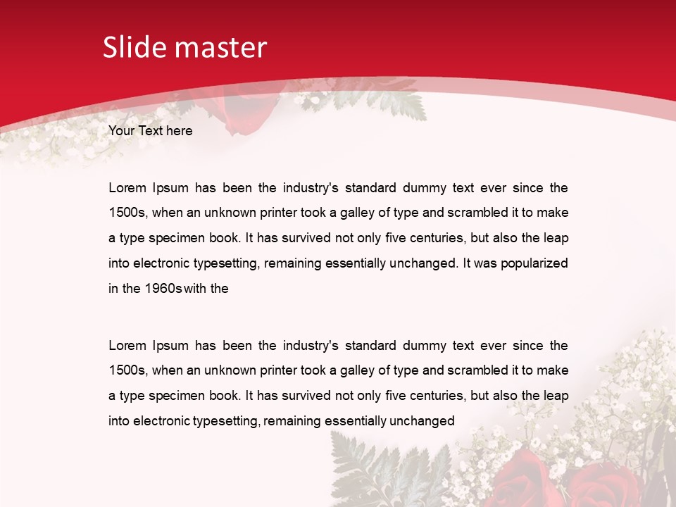 Rosebud Day Bloom PowerPoint Template