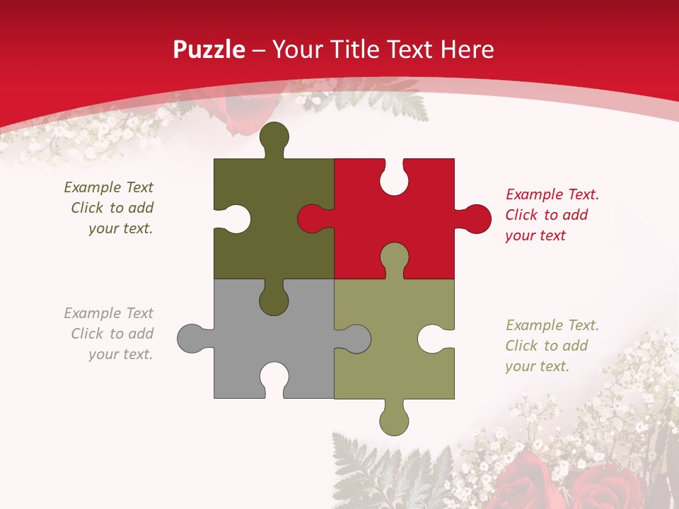 Rosebud Day Bloom PowerPoint Template