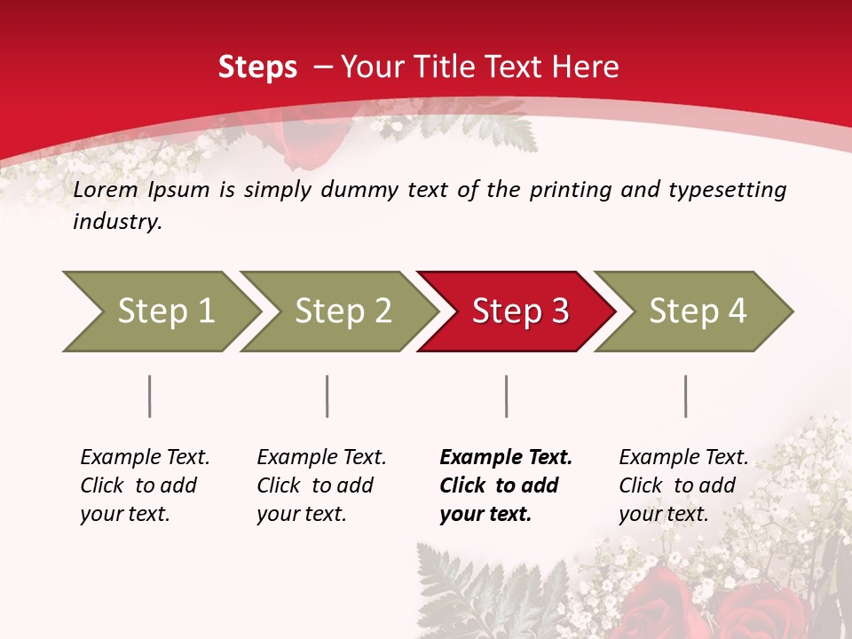 Rosebud Day Bloom PowerPoint Template