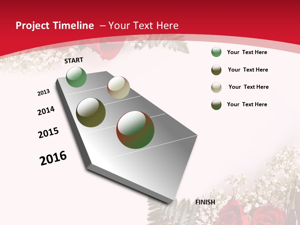 Rosebud Day Bloom PowerPoint Template